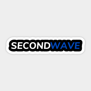 Secondwave Black 5 Sticker